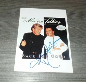MODERN TALKING, Foto original firmada en 13x18 cm - Imagen 1 de 1