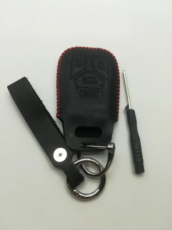 Leather Remote Key Cover for 2017-2019 2022  Audi A4 A5 Q7 SQ5 TT  S5 Q5 Q7 S7 - Image 1 of 1