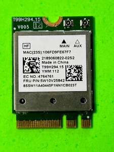 Scheda wireless Lenovo 5W10V25842 82UD0002US Yoga 6 13ALC7 HH - Foto 1 di 2