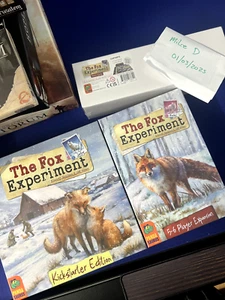 The Fox Experiment Kickstarter Edition with 5+6 players Expansion and playmats - Picture 1 of 1