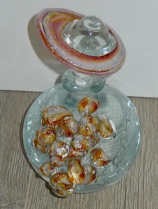 Michele Luzoro France Art Glass Perfume Bottle/Decanter Large & Stunning 1992 - Picture 1 of 10