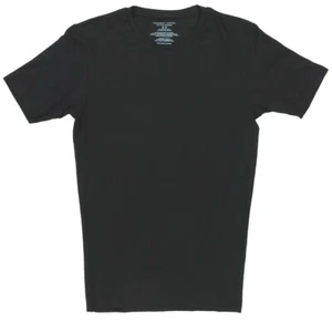 TOMMY JOHN 140426 Men's Black Cotton Crewneck Undershirt 2-Pack Size Medium - Picture 1 of 2