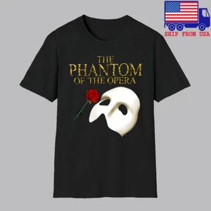Phantom Of The Opera Broadway Show Musical Men's Black T-shirt Size S-5XL - Picture 1 of 1