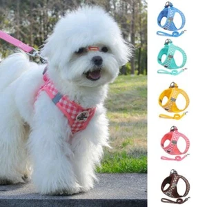 Dog Harness Fashionable Reflective Pet Chest Vest Small And Medium-Sized Dogs~ - Picture 1 of 32