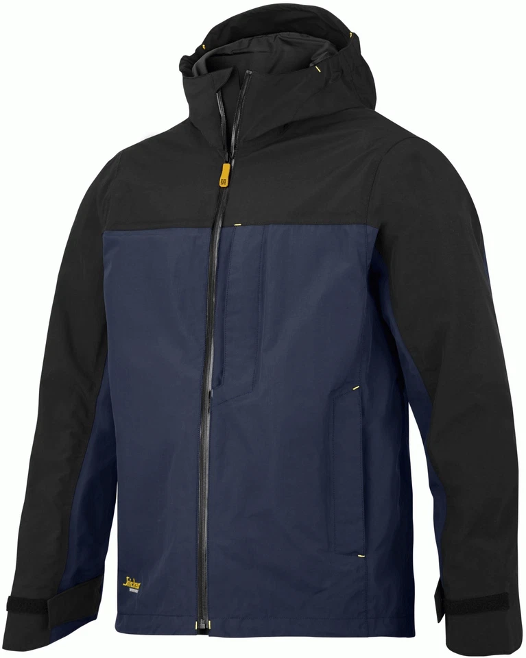 Snickers 1303 Navy AllroundWork, Waterproof Shell Jacket - Image 1 of 1