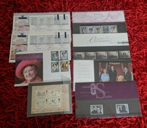 8 Briefmarkenpräsentationspakete verschiedene Themen gemäß Beschreibung - Bild 1 von 4