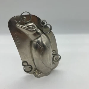 Vintage Chocolate Mould JKV Tilburg Penguin 16303 2 Pc With Clips Holland - Picture 1 of 16