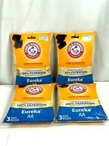 4 bolsas de vacío Eureka AA brazo y martillo eliminación de olores alérgenos premium 3 ct ea - Imagen 1 de 2