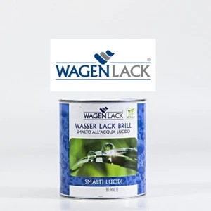 SMALTO VERNICE AD ACQUA WAGEN LACK 750 ml ECO INTERNO ESTERNO LEGNO FERRO  - Picture 1 of 1