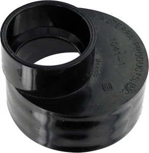 NEW Valterra T1041-1 Eccentric Tank Reducer with 3" Spigot x 1-1/2" Hub Black - Picture 1 of 1
