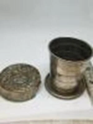 1897 Radfahrer Tasse Vintage Trinkbecher altes Motorrad Fahrrad Hendee Harley Papst JD - Bild 1 von 4