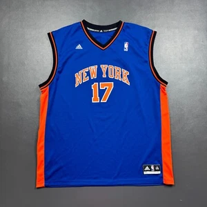 100% Authentic Jeremy Lin Adidas New York Knicks Jersey Size 2XL Mens - Picture 1 of 6