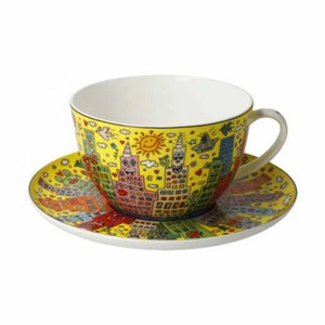 Goebel latte cup James Rizzi My New York City Sunset mug coffee cup - Picture 1 of 6