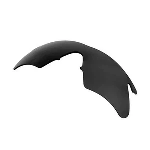 Walleva Mr.Shield Black Polarized Replacement Lenses for Oakley M Frame Heater - Picture 1 of 8