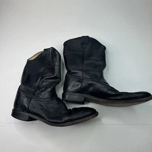 Nocona Boots Smooth Ostrich Leather Mens Size US 9D Western Round Toe US - Picture 1 of 9