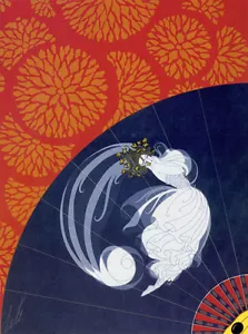 Legerete 22x30 Art Deco Print by Erte - Picture 1 of 2