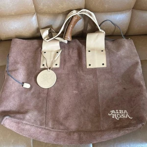 ALBA ROSA Tote Bag Rindsleder Wildleder - Bild 1 von 3