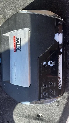 Amplificador de subwoofer MTX TA3401 desgaste funcional usado - Imagem 1 de 3