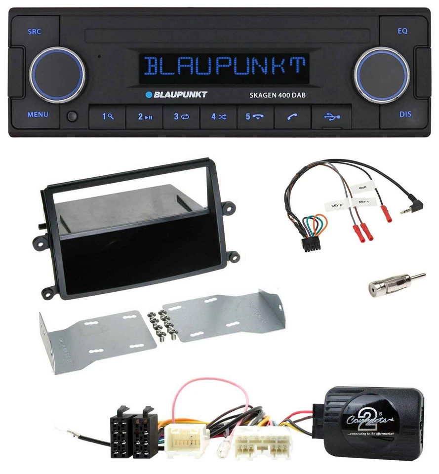 Blaupunkt DAB USB Bluetooth Lenkrad Autoradio für Mitsubishi L200 2006-2015 - Bild 1 von 4