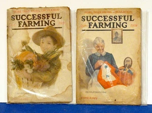 2 Vintage Successful Farming - 1918 - April & October - Picture 1 of 1
