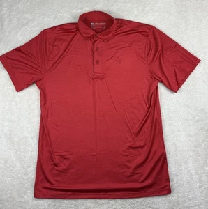 Ariat Tek Polo Mens M Red Heat Series Short Sleeve Golf Performance Stretch - Picture 1 of 7