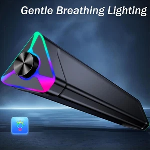 USB Lautsprecher Stereo Bluetooth Soundbar Musikbox für PC Laptop Computer 2 in1 - Bild 1 von 24