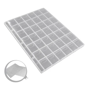 Coin Collection Storage 10 Clear Plastic Wallet Sheets 42 Pocket Holders - Picture 1 of 21