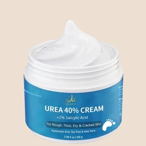 Miratiful Urea 40% Foot & Hand Cream w/ 2% Salicylic Acid, Aloe, Tea Tree 3.38oz - Picture 1 of 6