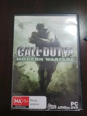 PC Game Call of Duty 4: Modern Warfare (DVD-ROM) M 2007 + Manual +Tested. - image 1 of 4