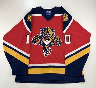 Vintage Florida Panthers Hockey Jersey Mens XL  NHL Hockey Pavel Bure Starter — 第 1/4 张图片