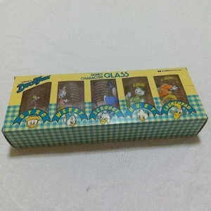 RARE Set de verre Disney Duck Tales Scrooge Huey Launchpad avec BOITE - Photo 1/7