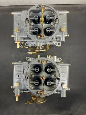 Par de carburadores Holley emparejados 660/4224 central squirter túnel ram. Foto 1 de 4