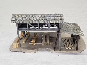 FALLER B-288 H0 HOLZLAGER fertig gebaut SAMMLER VINTAGE MODELLBAHN  - Bild 1 von 7