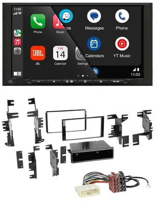 JBL USB 2DIN MP3 Bluetooth AUX Autoradio für Nissan Juke Navara NV ab 12 - Bild 1 von 4