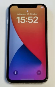Apple iPhone X silber/weiß 64 GB in OVP teildefekt/defekt - Bild 1 von 6