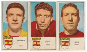 Calciatori Stern WM 1962 Lot 3 Abzehbilder Karton Pachin Arakistain - Bild 1 von 2
