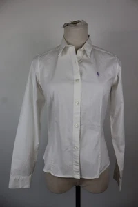 RALPH LAUREN CAMICIA DONNA TG. 7 WOMAN SHIRT CASUAL VINTAGE COTONE MANICA LUNGA - Imagen 1 de 10