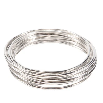 2X (12 piezas 4 anillos de metal de plata macramé criollo para FäNge8019 - Imagen 1 de 4