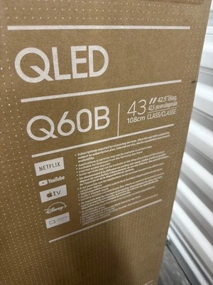 Samsung Q60D 43" QLED Smart TV 4K QN43Q60DAFXZA ✅❤️️✅❤️ NEW! OPEN BOX! - Image 1 of 4