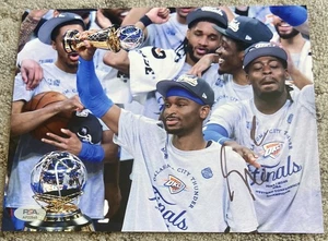 Shai Gilgeous Alexander signed Autogramm WCF Champs MVP 8x10 Foto PSA/DNA - Bild 1 von 1