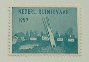 Vignette Nederlandse Ruimtevaart, Raketenpost 1959 grün - Bild 1 von 1