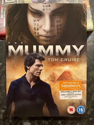 THE MUMMY (DVD 2017) Sainsbury's Exclusive 2 Disc Set With Slipcover Tom Cruise - Image 1 of 4