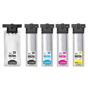 T902XXL T902XL Compatible Ink Bag for Epson WF-C5710 printer 4color/set - Picture 1 of 6