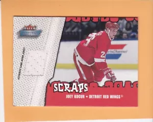 JOEY KOCUR 2002-03 FLEER THROWBACKS SCRAPS JERSEY #NNO RED WINGS NM-MT A2 - Picture 1 of 2
