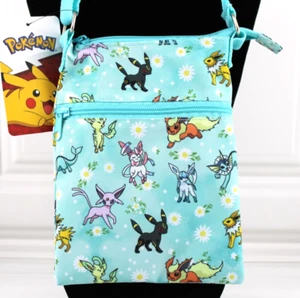 Pokemon Eeveelutions Daisy Passport Crossbody Bag Adjustable Bioworld Neu 2023 - Bild 1 von 12