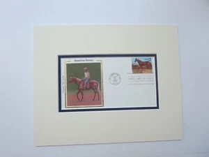 Honoring the Great Horse Breed- The Quarter Horse & First day Cover of its stamp - Picture 1 of 1