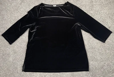 Camisa Chicos Mujer 3 XL 16 18 Terciopelo Capricho Bruja Grunge Hada Gótico Top Foto 1 de 4