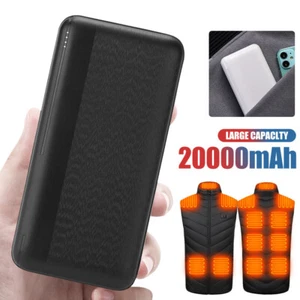 20000mAh Power Bank Charging Portable External Battery Backup for Heating Vest - Picture 1 of 27