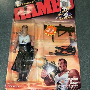 RAMBO The Enemy of Rambo SAVAGE Sergeant Havoc Figure 1985/86 Vintage Coleco - Picture 1 of 9