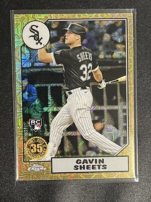 2022 Topps #T87C-65- GAVIN SHEETS Mojo Refractor Silver Pack Rookie RC SP - Image 1 of 2